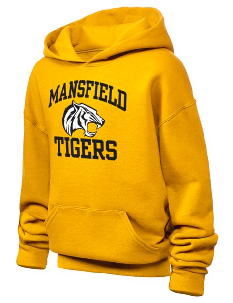 Mansfield High School Tigers Jerzees Youth Hooded Sweatshirt Prep