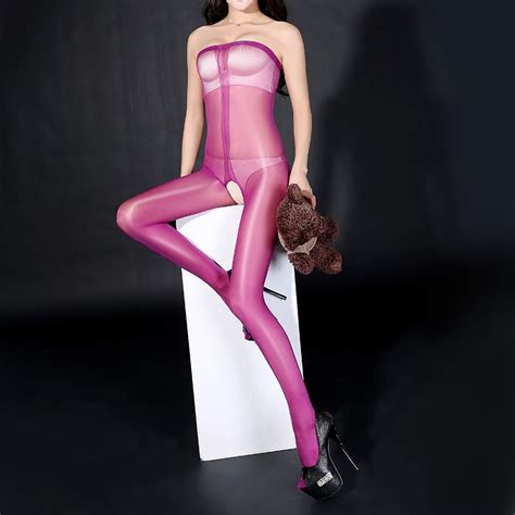 Women Ladies Shiny Tights High Burlesque Glossy Hosiery Pantyhose Body