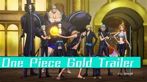 One Piece Film Gold Estrena Tráiler Youtube