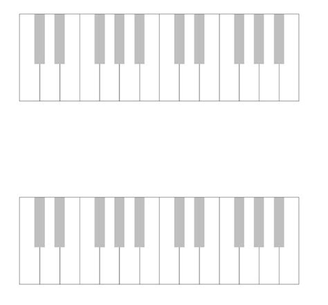 Printable Piano Keyboard Pdf Customize And Print