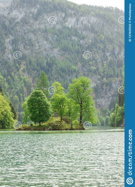 Picturesque Bavarian Lake Koenigssee Bavaria Germany