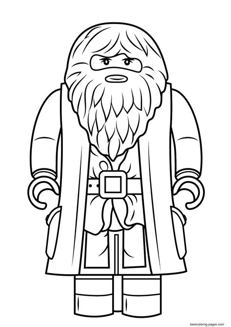 Yes, you guessed it, it's harry potter! Lego Rubeus Hagrid Minifigure Harry Potter Coloring Pages ...