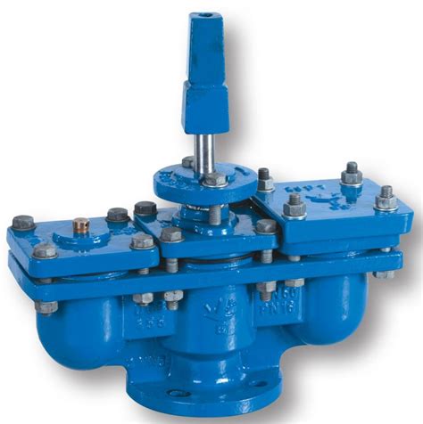 Ductile Iron Double Air Valve Complete With Integral Isolating Valve