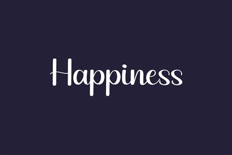 Happiness Fonts Shmonts