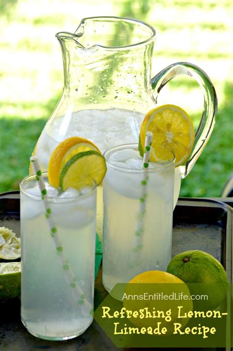 Refreshing Lemon Limeade Recipe