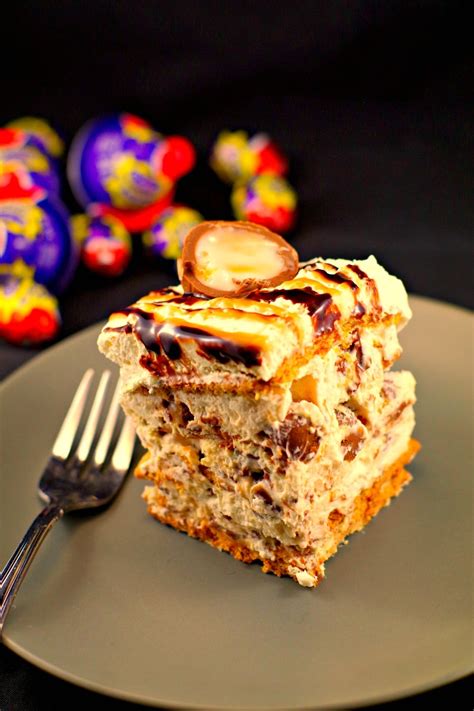 Many desserts such as cakes, sweet breads, and cookies. Easter cream egg icebox cake | Easy Easter Dessert - Food ...