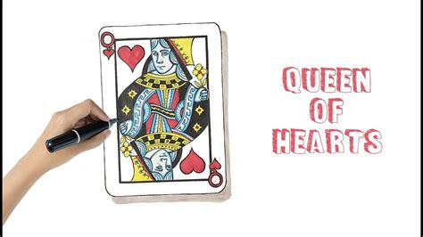 How To Draw The Queen Of Hearts Punchtechnique
