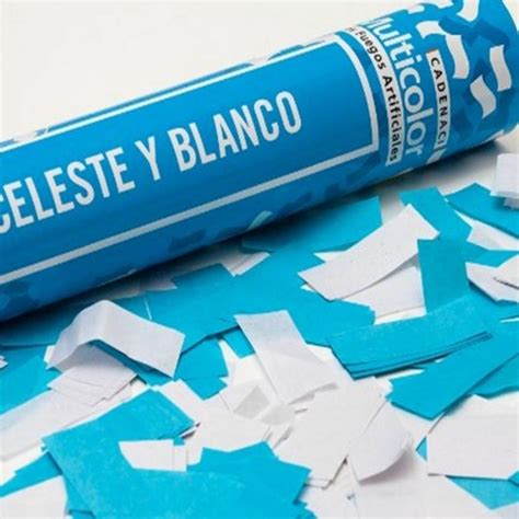 Lanza Papelitos Celeste Y Blanco Srl Comerciales