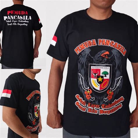 Jual T Shirtkaos Pemuda Pancasila 02 Lengn Pendek Shopee Indonesia