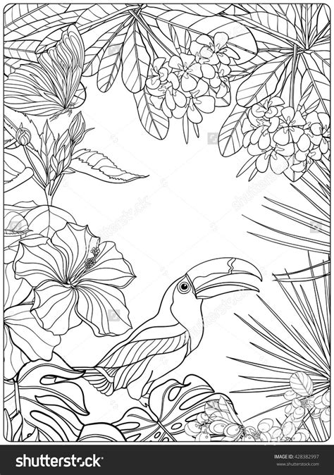 Download now (png format) my safe download promise. Tropical wild birds and plants. Tropical garden collection ...