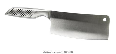 Stainless Steel Cleaver Knife Butchers Knife Stock Photo 2171959277