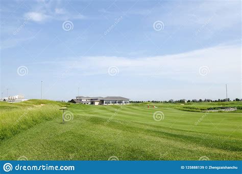 The Golf Course Landscape Stock Image Image Of Blue 125888139
