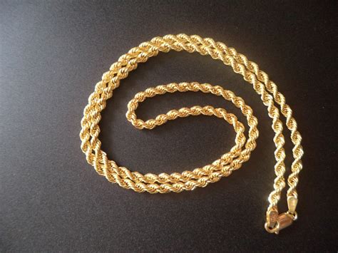 Cadena Torsal Broche Perico Oro Italiano 10k 60 Cms C - $ 10,867.00 en