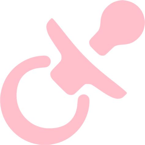 Pink Pacifier Icon Free Pink Baby Icons