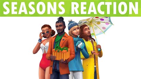 The Sims 4 Seasons Trailer Reaction Youtube
