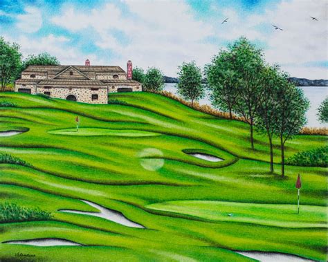 Valentino Dixons Surreal Golf Drawings
