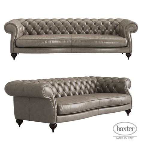 The data controller is baxter s.r.l., vat number 00913080966, via costone 8. 3D model Baxter Diana Chester 3 seat sofa | CGTrader