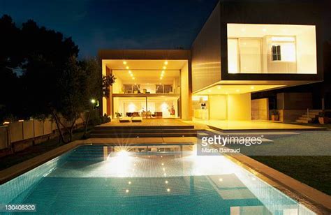 House Pool Night Photos And Premium High Res Pictures Getty Images