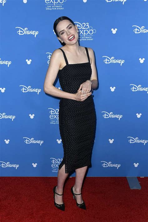 daisy ridley attends disney d23 expo 2019 at anaheim convention center in anaheim california