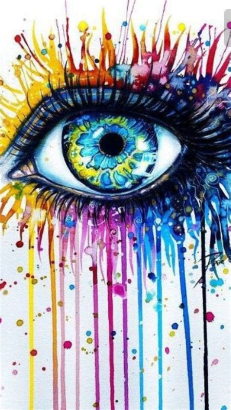 So Colorful Eye Art Eyes Artwork Eye Painting