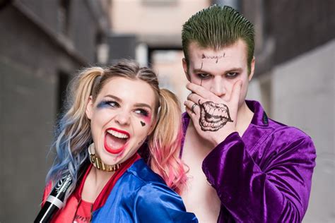 Harley Quinn And Joker Couple Costume Blonde And Ambitious