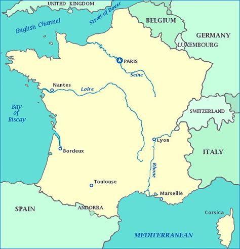 Map Of France Belgium Germany Switzerland Italy Spain And United