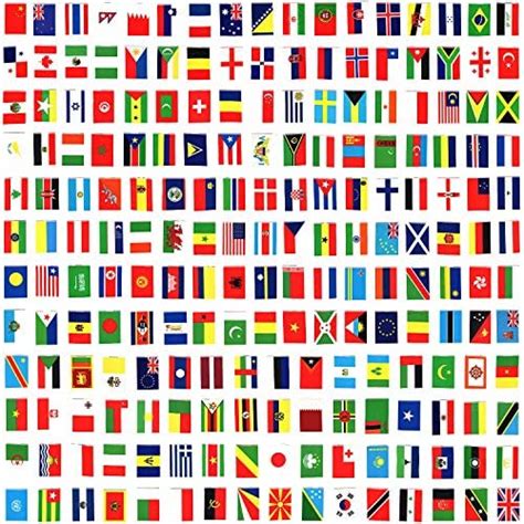 Amapon Countries Flags 82 Feet 100 World Flags Decorations
