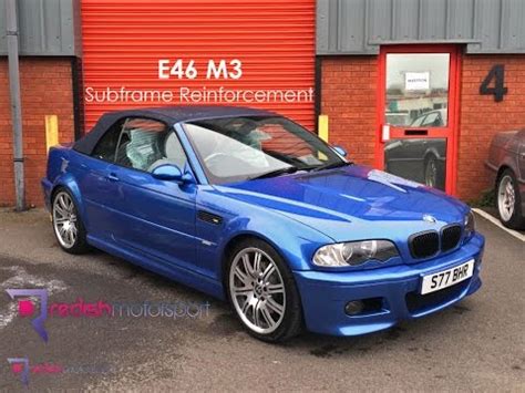 We then remove the rear subframe, fuel tank. BMW E46 M3 Conv 38k - Subframe Repair & Reinforcement - YouTube