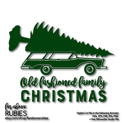 All contents are released under creative commons cc0. Old Fashioned Family Christmas Station Wagon Tree SVG EPS