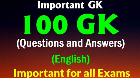 100 Simple General Knowledge Questions Answers For All Students India
