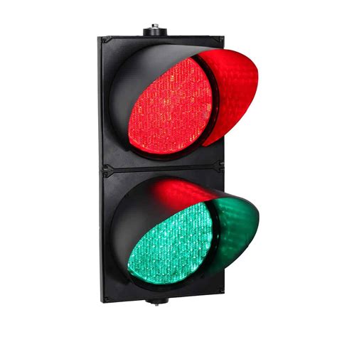 Redgreen Led Traffic Light Head 300mm Transport Support