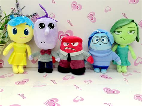 Moq Inside Out Plush Toys Movie Anger Plush Stuffed Toy Doll Newest