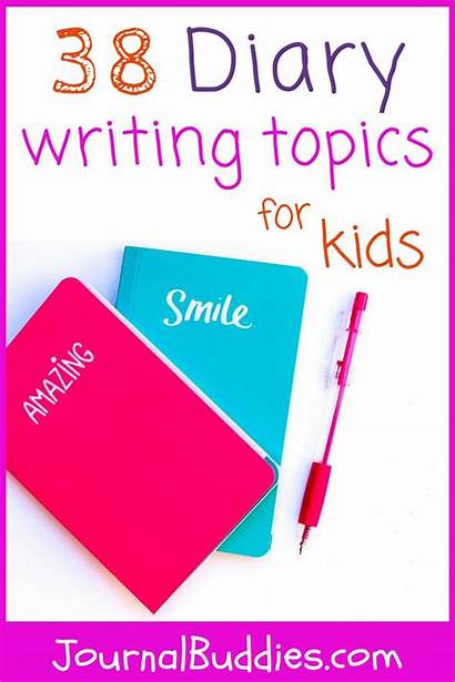 Diary Writing Topics Journal Children Prompts Age