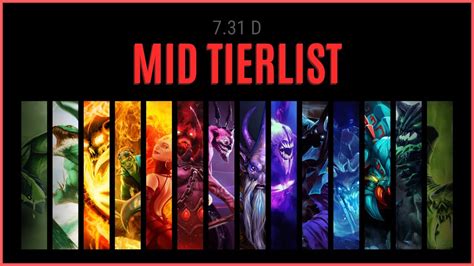 BEST MID HEROES IN DOTA2 7 31D IAnnihilate S Mid Tier List YouTube