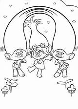 Trolls Kids Coloring Pages Fun sketch template