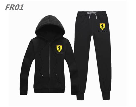 Free shipping by amazon +2. Ferrari Tracksuits Long Sleeved In 341106 For Women $65.00, Wholesale Replica Ferrari Tracksuits