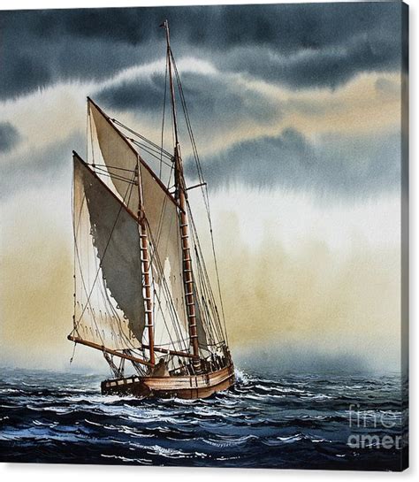 Schooner Canvas Print Canvas Art By James Williamson Sailing