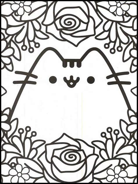 Pusheen Coloring Pages 89 Tumblr Coloring Pages Pusheen Coloring