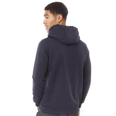 Buy Brave Soul Mens Sandbrook Hoodie Navy