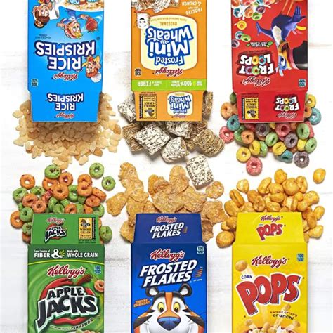 Kelloggs Assortment Pack Breakfast Cereal Healthy Snacks Individual