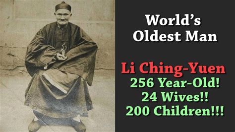 Falls sie einen brief als widerspruch gegen die kurablehnung schreiben wollen, können sie folgendes anführen: World's Oldest Man - 256 year-old Herbalist, Li Ching-Yuen ...