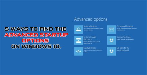 The Windows 10 And 11 Advanced Startup Options Menu Explained Gambaran