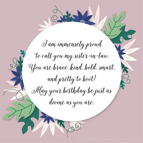 I wish you a very happy and warm birthday. 210 Ways to Say Happy Birthday Sister-in-Law - The only ...