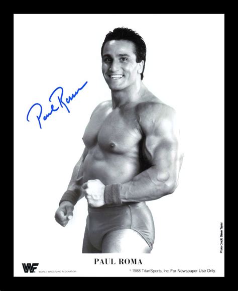 Paul Roma Pose 1 Signed Photo The Wrestling Universe