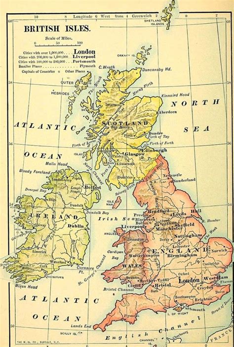 A Simple Map Of The British Isles In A Large Format Free To Download