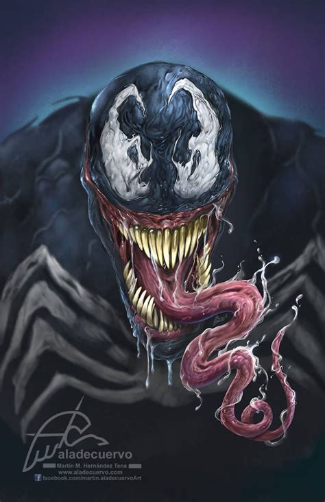 Venom By Aladecuervo On Deviantart Venom Comics Venom Art Venom