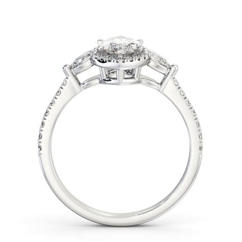 halo marquise diamond engagement ring palladium maisey angelic diamonds