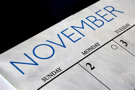 November Calendar Picture | Free Photograph | Photos Public Domain
