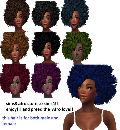 My Sims 4 Blog Ts3 Store Afro Pin Up Curls Momo Hairs