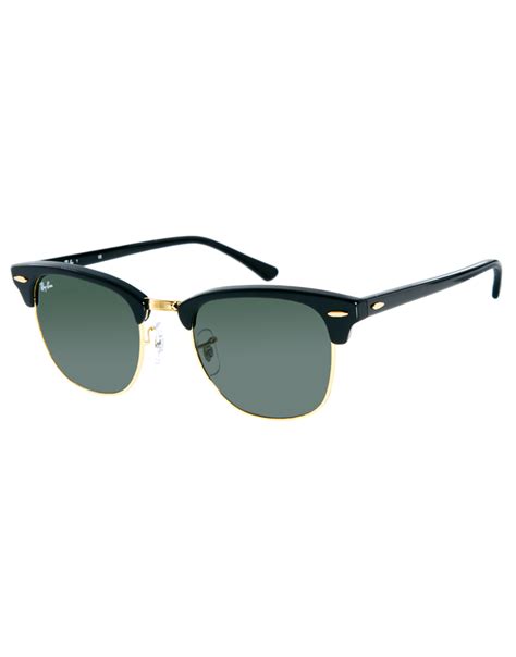 Lyst Ray Ban Clubmaster Sunglasses In Black For Men